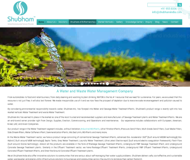 Shubham Inc. below ground sewage treatment plant