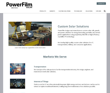 Powerfilm photovoltaics