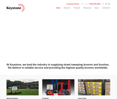 Keystone Plastics Inc street broom