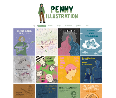 Penny Illustration fun love