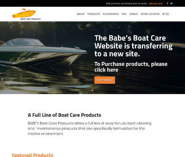 Babes Boat Care Products maintenance set