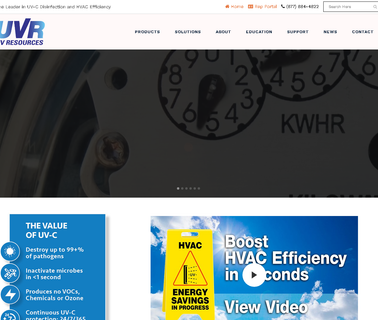 Uv Resources air purifying light