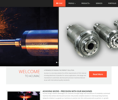 Acumac Machine Tools. internal surface