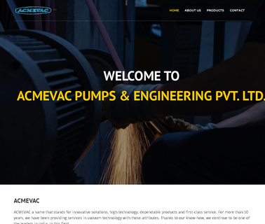 Acmevac Pumps & Engineering high piston pressure pump