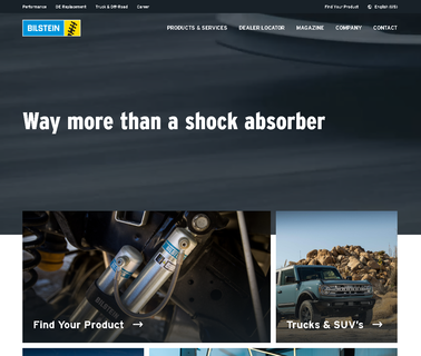 Thyssenkrupp Bilstein Of America shocks struts parts