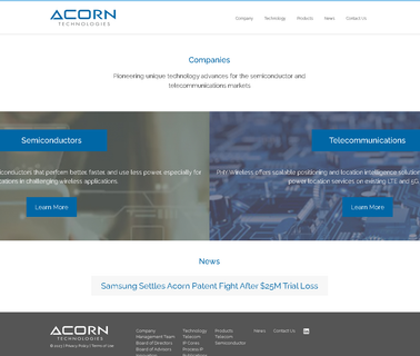 Acorn Technologies Inc Intellectu intellectual patent