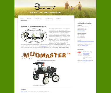 Bowman Manufacturing manufacturing garden