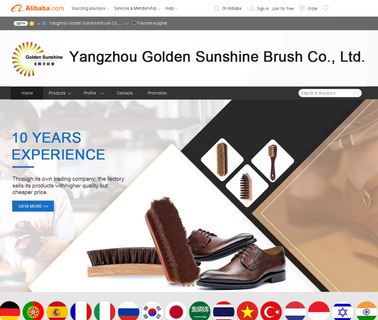 Yangzhou Golden Sunshine Brush cloth brush