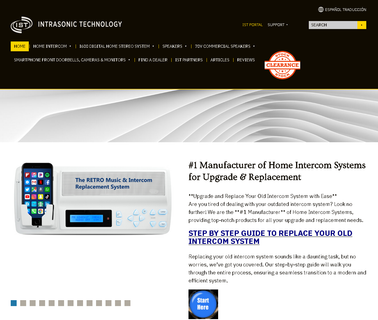 Intrasonic Technology communication equipment home automation