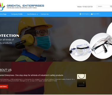 Oriental Enterprises helmet fire