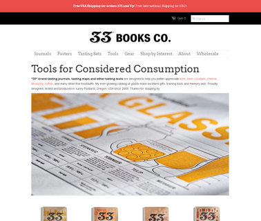 33 Books Co. cups printed