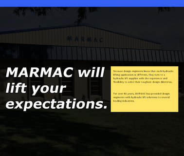 Marmac Hydraulic Lift Solutions units tables