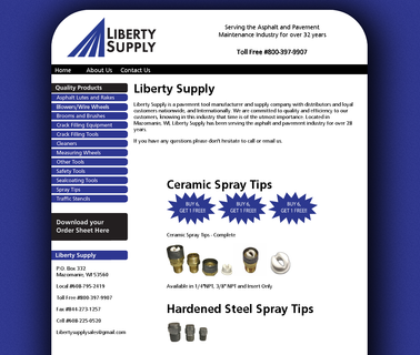 Liberty Supply cold asphalt repair