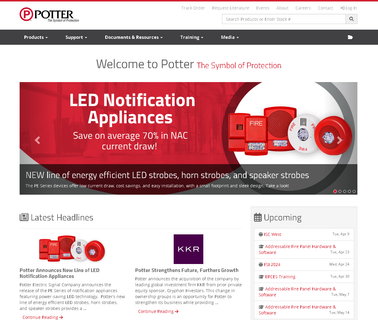 Potter Electric Signal Co water flush
