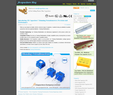 Jb Capacitors Company capacitor metallized polypropylene