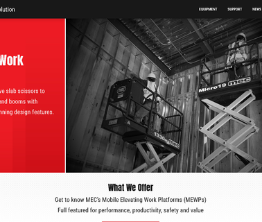 Mec Aerial Work Platforms work drive