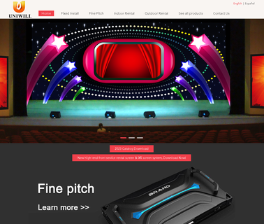 Shenzhen Uniwill Technology advertising led display screens