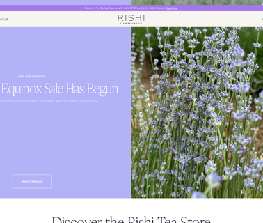 Rishi Tea colorful modern