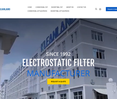 Kelantechnics Environmental Products industrial electrostatic air filter