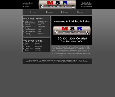 Mid South Roller roller laminating