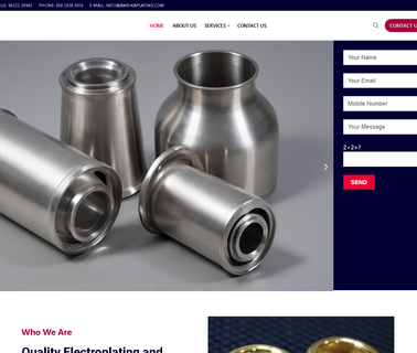 Ambika Industries electro plating service