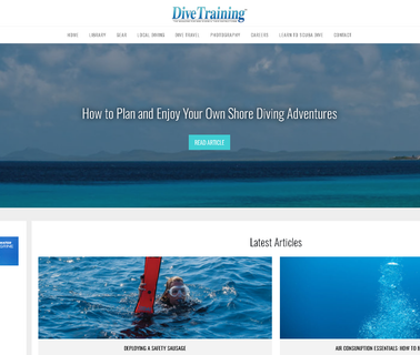 Dive Training Magazine Scubas Ma diving magazine