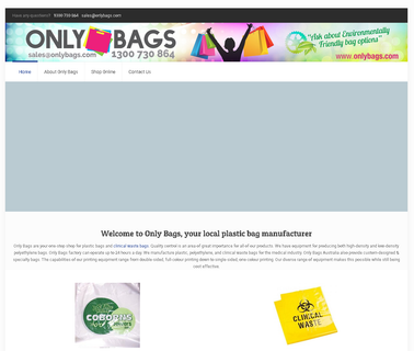 Only Bags australia plastic