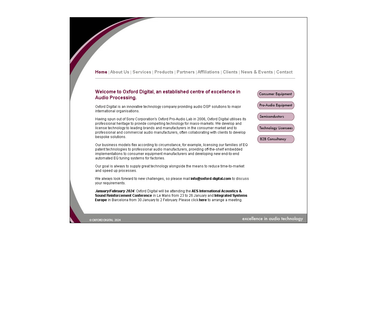 Oxford Digital - Audio Pr research speaker
