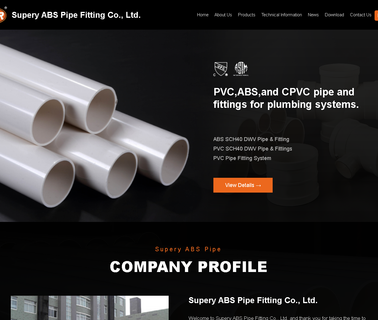 Supery Abs Pipe Fitting Jiangyin abs plug