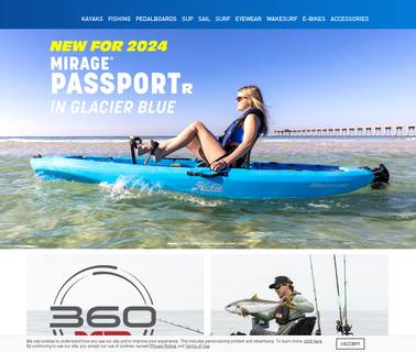 Hobie Cat kayaking paddling