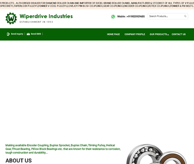 Wiperdrive Industries coupling reduction