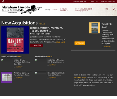 Abraham Lincoln Book Shop books prints