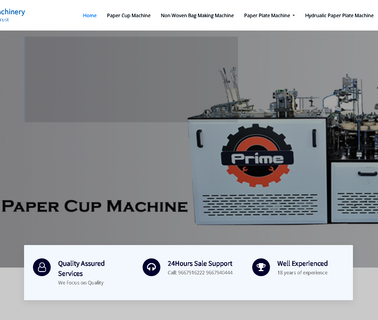 Gupta Enterprises semi automatic dona plate making machine