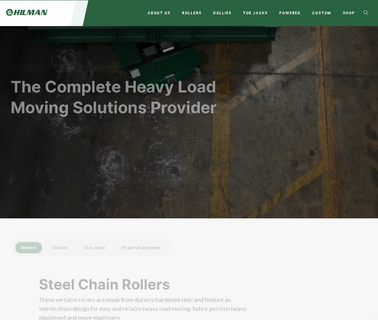 Hilman Rollers over assembly