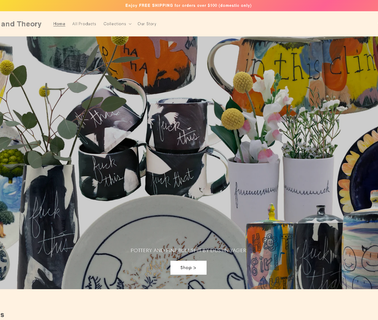 Ceramics + Theory handmade serveware