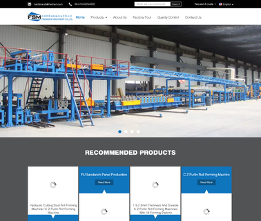 Wuxi Friendship Machinery continuous roll forming line