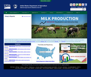 Usda/National Agricultural Statistics Service Nass foods agriculture