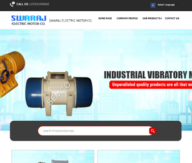 Swaraj Electric Motor Co. industrial single phase electric motor