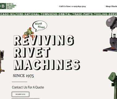 B & B Rivet Machine Sales including impact
