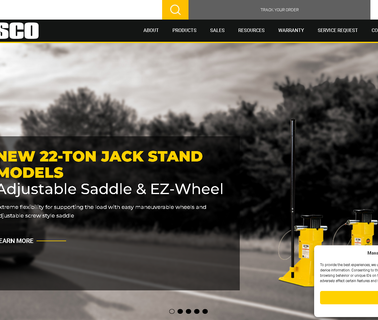 Esco Tire Service Equipment, Tire most mining