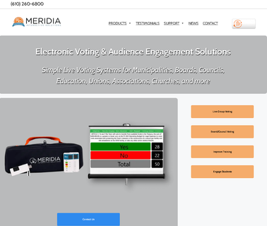 Audience Response Systems Meridia Interactive Solutions corporate function