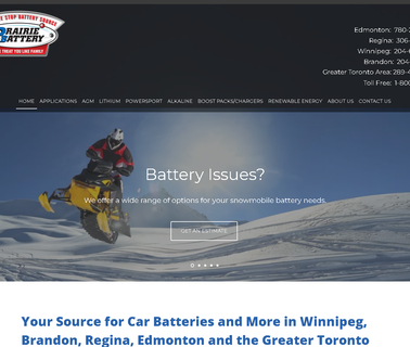 Home - Prairie Battery batteries online