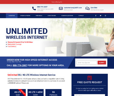 Wireless Broadband Service Unlimited Rural Areas Internet Access wireless satellite cable