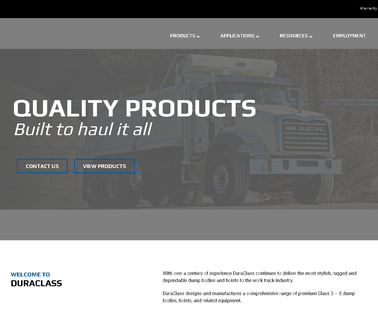 Duraclass aluminum truck body