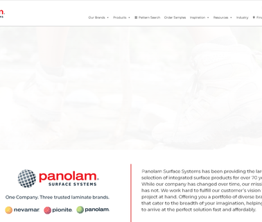 Panolam Surface Systems styles choose