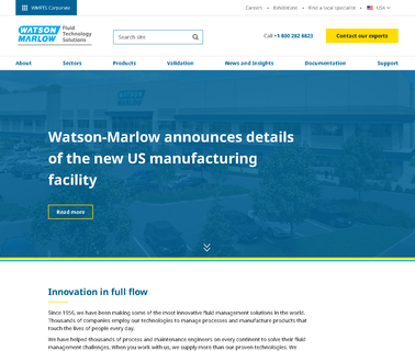 Watson-Marlow Fluid Technology Group paper metering