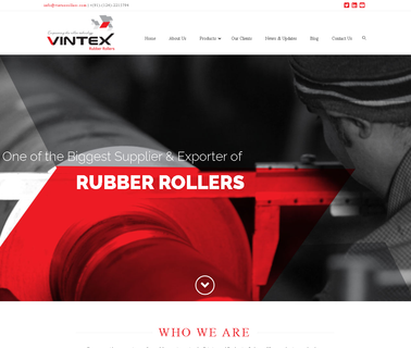 Vintex Rubber Industries engraved