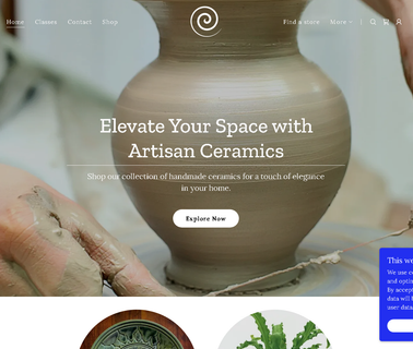 Plays in Mud Pottery handmade elegant