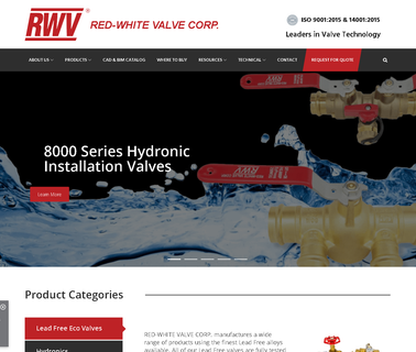 Red-White Valve Corp control three way valve