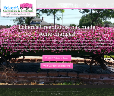 Eckerts Greenhouse system greenhouse